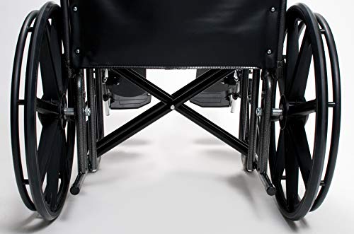Everest & Jennings Traveler HD Bariatric Wheelchair, 500 lb. Weight Capacity, 20" Wide Seat from GF Health Products, Inc.