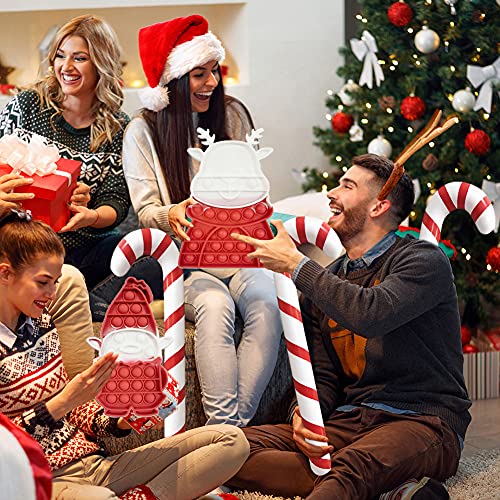 44 Pack Christmas Novelty Assortment Pop Dimple Fidget Toys,Decorations Game Toys Fidget Packs for Kids Party Favors, Christmas Goodie Bags from xinge