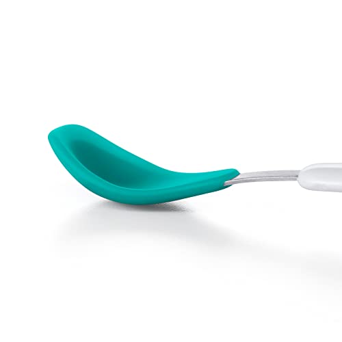 OXO Tot On-The-Go Feeding Spoon - Teal from Oxo Tot