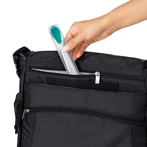 OXO Tot On-The-Go Feeding Spoon - Teal from Oxo Tot