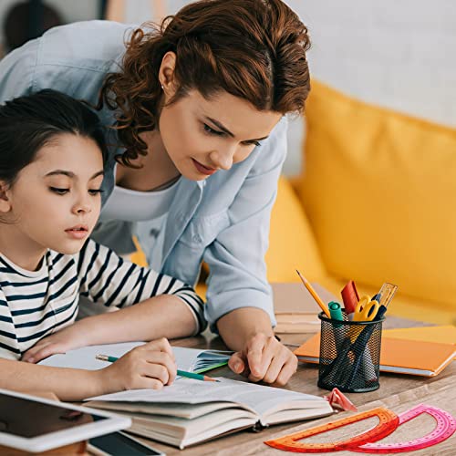 Math Protractors Plastic Protractors 180 Degrees 6 Inch Translucent Protractors for Geometry, Angle Measurement, Kids Students School Supplies (72 Pieces) by Zonon