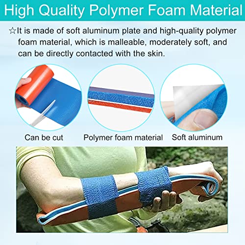 2 Pack Universal Aluminum Roll Splint Medical Polymer Fixture Bone First aid - 36 INCH by TANDCF