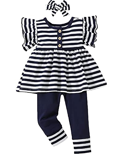 12-18 Months Baby Girl Clothe 18 Month Girl Clothing Spring Shirt Top Pant Set Girl Outfits 18 Months Toddler Girl Clothe by 