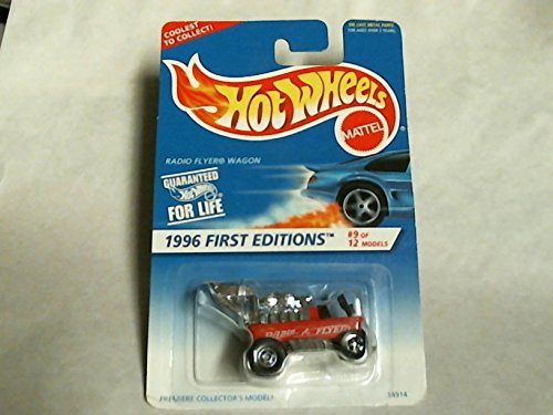 Hot Wheels 1996 First Editions Radio Flyer Wagon Red 9/12 Collector #374 Basic by Mattel