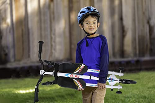 AODI Swing Scooter for Kids, 3 Wheels Foldable Wiggle Scooter Push Drifting with Adjustable & 2 Rear LED Wheels Kicks Scooter for Boys and Girls Ages 3-8 by AODI