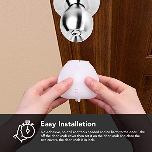 EUDEMON 6 Pack Baby Safety Door Knob Covers Door Knob Locks from Ningbo Eudemon Child Protective Equipment Co., Ltd.