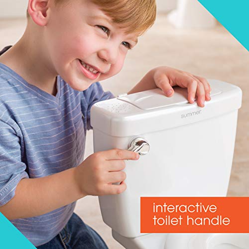 Summer Infant My Size Potty, White - Realistic Potty Training Toilet Looks and Feels Like an Adult Toilet - Easy to Empty and Clean by Summer Infant