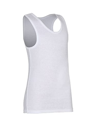 Fruit of the Loom Boy's Cotton Tank Top Undershirt (Multipack), Toddler-10 Pack-White, 2T/3T by Fruit of the Loom