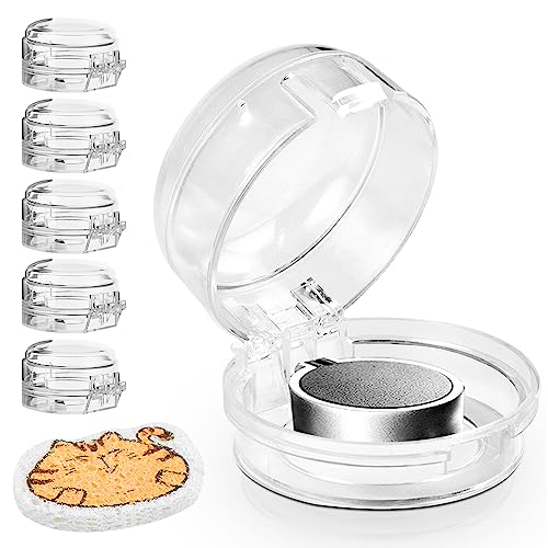 ZukoCert Stove Knob Covers for Child Safety, Thermostability Clear Easy Cleaning Gas Stove Knob Covers Protect Kids with A Child Proof Lock, Oven Knob Covers for Child Safety (5 Pack) from