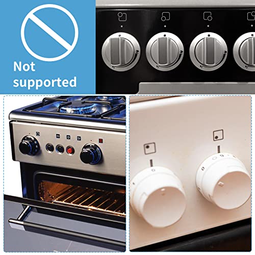 Stove Knob Covers Child Safety (6-Pack), Upgraded Design Baby Proof Locks, Universal Size Baby Safety Gas Guards, Oven and Stove Knobs Childproof Universal Fit Child Safety Guards from yunkey