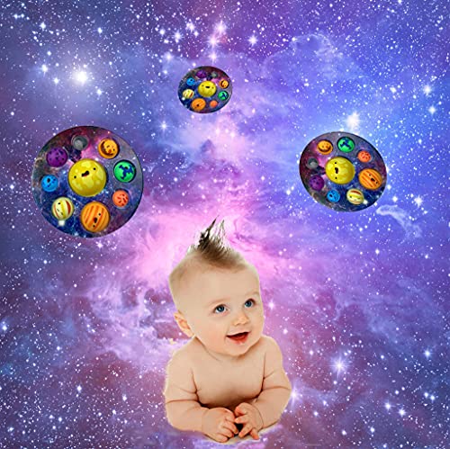 Lamvpker Solar System Dimple for Kids Simple Planet Dimple Oversize Poppet Fidget Toy Space Astronomy Space Toys Educational Toys for Party Favors Christmas Birthday Gift from Lamvpker
