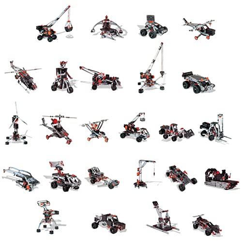 Meccano, Super Construction 25-in-1 Motorized Building Set, STEAM Education Toy, 638 Parts, for Ages 10+ from Spin Master
