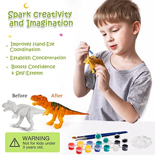 BATURU Kids Crafts Dinosaur Painting Toys, Art and Crafts for Kids Age 3-12, Kids Painting Toys for Boys and Girls from BATURU