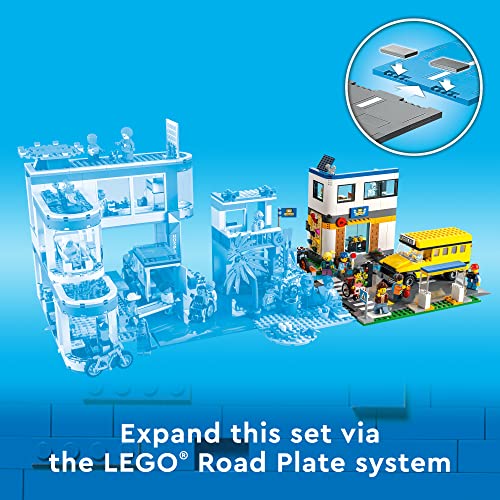 LEGO City School Day 60329 Building Kit; Toy School Playset with 2 City TV Characters, for Kids Aged 6 and up (433 Pieces) from LEGO