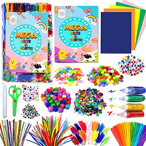 GoodyKing Arts and Crafts Supplies for Kids- D.I.Y. College School Kindergarten Crafting Supply Set Pipe Cleaner - All in One for Kids Age 4 5 6 7 8 9 Years Old Boy Girls by GoodyKing
