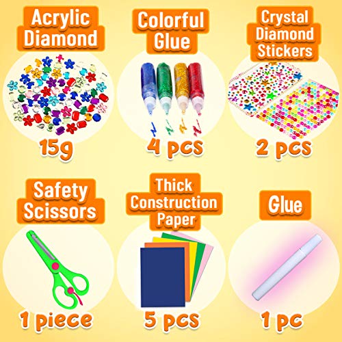 GoodyKing Arts and Crafts Supplies for Kids- D.I.Y. College School Kindergarten Crafting Supply Set Pipe Cleaner - All in One for Kids Age 4 5 6 7 8 9 Years Old Boy Girls by GoodyKing