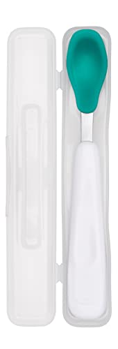 OXO Tot On-The-Go Feeding Spoon - Teal from Oxo Tot