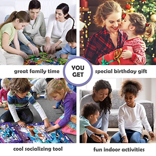 60 Pieces Floor Puzzles for Kids Ages 3-5 â 2 Big Toddler Jigsaw Puzzles 4-8 Years Old by QUOKKA â Search & Find Game for Learning Forest and Polar Animals - Gift Sudoku Toys for Boys Girl 6-8-10 from Adducate Ukraine LLC