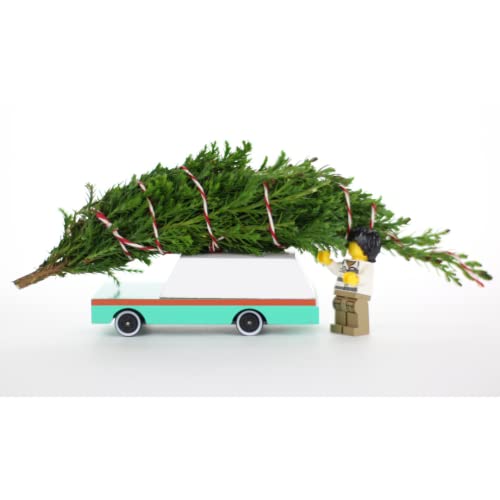 Candylab Toys - Wooden Cars and Vintage Toys for Kids - Teal Wagon, CANDYCARÂ® Collection from Candylab Toys
