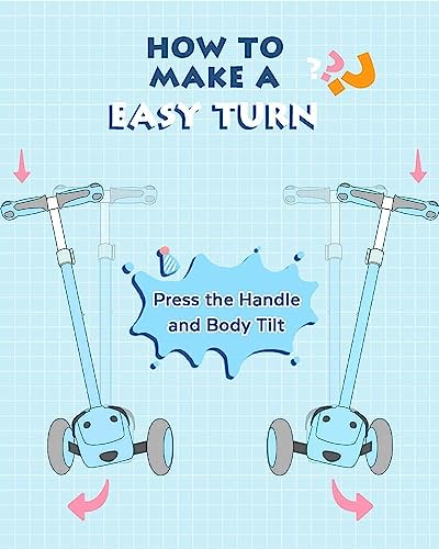 Mountalk Toddler Kick Scooter (2 in 1 - Pink) by YC