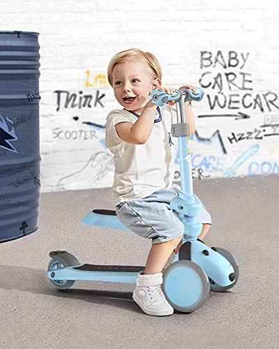 Mountalk Toddler Kick Scooter (2 in 1 - Pink) by YC