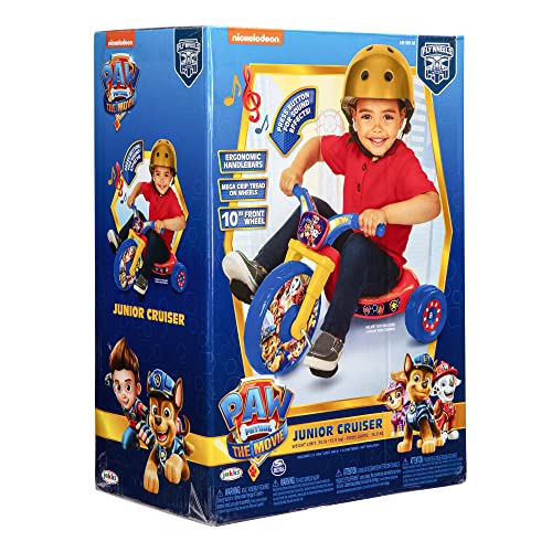 Paw Patrol Movie Ride-On 10" Fly Wheels Tricycle with Sounds - Toddler Bike Trike, Ages 2-4, for Kids 33â-35â Tall and up to 35 Lbs by Jakks