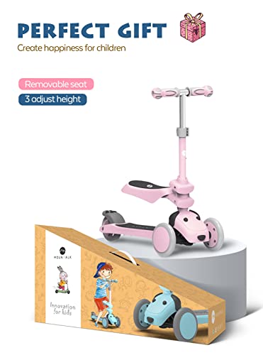 Mountalk Toddler Kick Scooter (2 in 1 - Pink) by YC