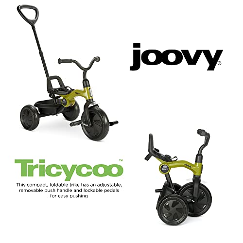 Joovy Tricycoo, Toddler Trike, Compact Lightweight Kids' Folding Trike, Greenamole by Joovy