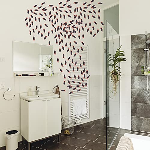 Pynqdfu 100 Pcs Plastic Fake Roaches,Prank Fake Cockroaches Scary Insects Realistic Bugs,Novelty Cockroach Toys for Halloween,Party by Pynqdfu