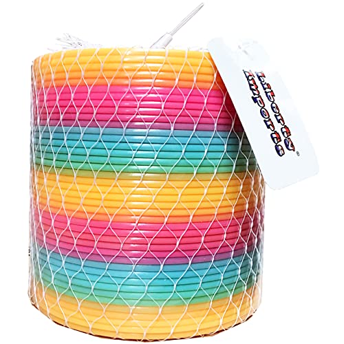 Liberty Imports Jumbo Rainbow Coil Spring - Ginormous Classic Novelty Toy - Great Gift for Boys, Girls, Birthday - 6-inches by Liberty Imports