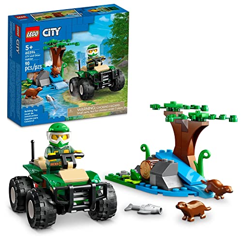 LEGO City ATV and Otter Habitat 60394 Building Toy Set for Kids, Boys, and Girls Ages 5+ (90 Pieces) by LEGO