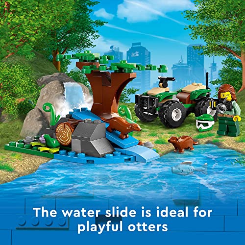 LEGO City ATV and Otter Habitat 60394 Building Toy Set for Kids, Boys, and Girls Ages 5+ (90 Pieces) by LEGO
