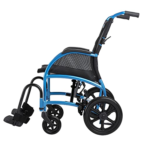 Strongback Mobility Excursion Lightweight Foldable Wheelchair, Built-in Adjustable Lumbar Support, Promotes a Healthy Spine, Excurison 12 2.0, Regular (18 Inch Seat Width) from Strongback Mobility