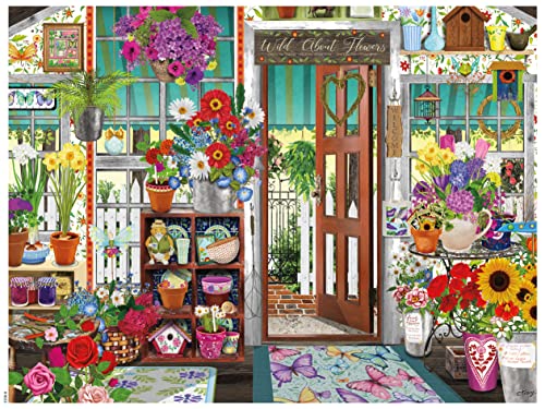 Ceaco - Tracy Flickinger - Flower Shop - Oversized 300 Piece Jigsaw Puzzle by CEACO