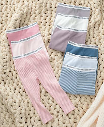 Calvin Klein Boy's Organic Essentials 3 Pack Pants, Baby Blue/Coronet Blue, 12M from Calvin Klein