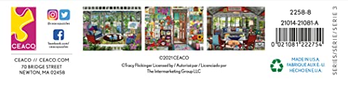 Ceaco - Tracy Flickinger - Flower Shop - Oversized 300 Piece Jigsaw Puzzle by CEACO
