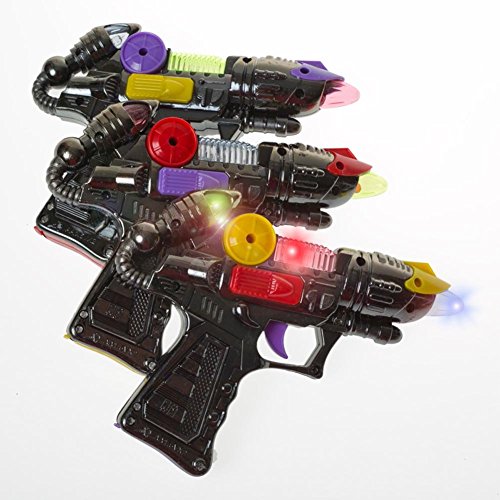 Rhode Island Novelty 7 Inch Light and Sound Laser Blaster One Per Order by Rhode Island Novelty