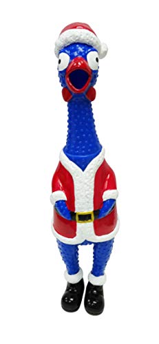 Flash Sales ANIMOLDS Squeeze Me Christmas Chicken- Hilarious Screaming Rubber Chicken Toy for Kids Novelty Squeaky Toy | The Perfect Stocking Stuffers for Kids and Adults! (Random Color) from Flash Sales