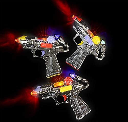 Rhode Island Novelty 7 Inch Light and Sound Laser Blaster One Per Order by Rhode Island Novelty