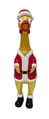 Flash Sales ANIMOLDS Squeeze Me Christmas Chicken- Hilarious Screaming Rubber Chicken Toy for Kids Novelty Squeaky Toy | The Perfect Stocking Stuffers for Kids and Adults! (Random Color) from Flash Sales