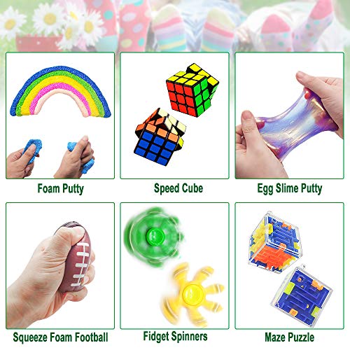 Scientoy Fidget Toy Set, 35 Pcs Sensory Toy for ADD, OCD, Autistic Children, Adults, Anxiety Autism to Stress Relief and Anti Anxiety with Motion Timer, Perfect for Classroom Reward with Gift Box from Scientoy