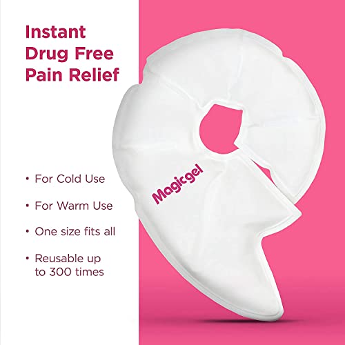 Magic Gel Luxury Breast Therapy Pack | The Breastfeeding Essentials for Nursing Mothers | Includes 2X Breast Ice Packs (Hot or Cold) for Breastfeeding or Breast Augmentation Post Surgery Pain Relief by Magic Gel