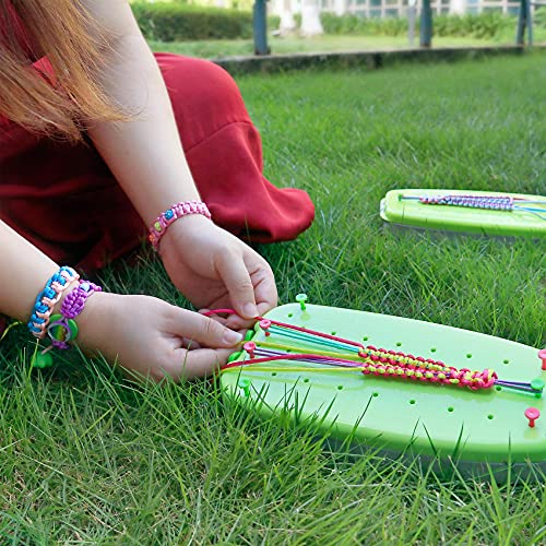 Girls Crafts Friendship Bracelet String Making Kit - Birthday Christmas Gift for Kids Age 7 8 9 10 11 12+ Year Old, DIY Bracelet Jewelry Maker Toys with Beads Supplies for Teen Girls and Adults by PREBOX