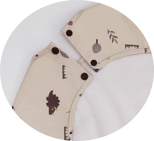 Waterproof Baby Bibs,Infant Toddler Long Sleeve Feeding Bib With Food Catcher,Easy Clean & Washable,Baby Art smock Super Soft from 