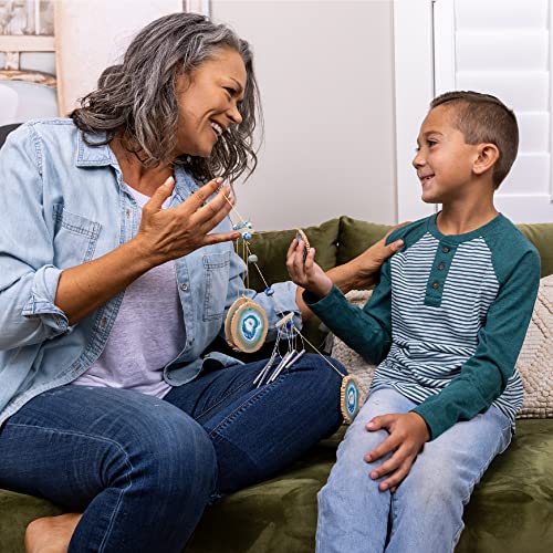 Hapinest Make Your Own Clay Geode Wind Chime Craft Kit Gift for Girls Boys Ages 8 9 10 11 12 and Teen Years and up from Island Genius