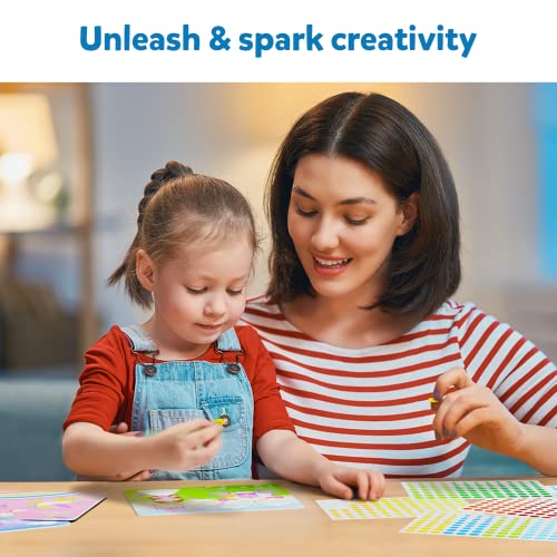 Skillmatics Art Activity Dot it - No Mess Sticker Art, 8 Unicorn & Princess Themed Pictures, Gifts for Ages 3 to 7 by Grasper Global Private Limited