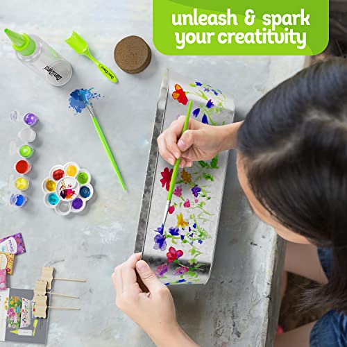 Dan&Darci Paint & Plant Flower Craft Kit for Kids - Best Birthday Crafts Gifts for Girls & Boys Age 5 6 7 8-12 Year Old Girl Gift - Children Gardening Kits, Art Projects Toys for Ages 5-12 Years by Dan&Darci