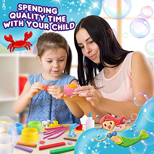 Peertoys Make Your Own Water Globe - Snow Water Stem Projects DIY Activities Glitters Supplies Perfect Arts and Crafts Clay for Girls Boys Kids Ages 4-6 4-8 6-8 8-12 + Years Old Materials Stuff Games from Peertoys