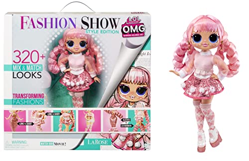 L.O.L. Surprise! OMG Fashion Show Style Edition Larose 10" Fashion Doll w/320+ Transforming & Reversible Outfits Including Accessories, Holiday Toy Playset, Gift for Kids Ages 4 5 6+ & Collectors from MGA Entertainment