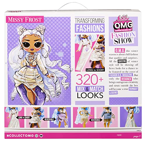 L.O.L. Surprise! OMG Fashion Show Style Edition Larose 10" Fashion Doll w/320+ Transforming & Reversible Outfits Including Accessories, Holiday Toy Playset, Gift for Kids Ages 4 5 6+ & Collectors from MGA Entertainment